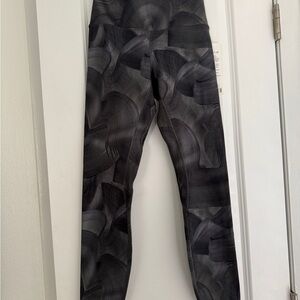 Lululemon Athletica Black and Gray Align Leggings
